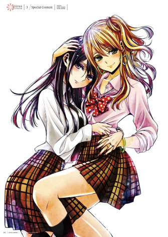 Saburouta Citrus Manga Aihara Mei Yuzu Seifuku