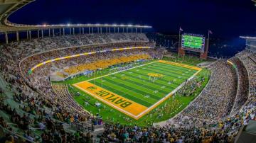 Baylor University On Fling Your Green Gold During