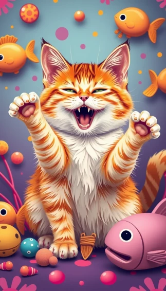 Funny Cat Wallpaper