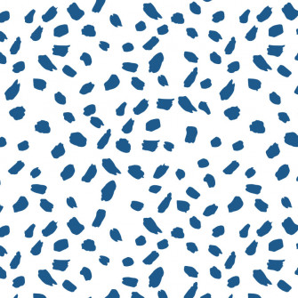 Dalmatian Blue Happy Wallpaper Indigo Design Company