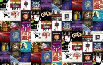 Wicked Jersey Boys Legally Blonde Wallpaper Tiled Desktop