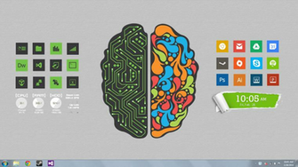 My Take On The Left Right Brain Concept Rainmeter
