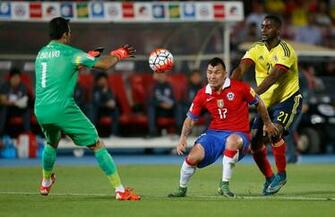 El Uno A De Un Descontrolado Chile Ante Colombia