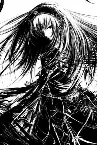 Samurai Black And White iPhone HD Wallpaper