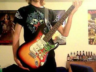 Rat Fink Guitar Painting By Twistedmethoddan