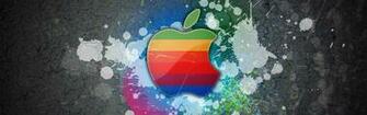 Graffiti Apple Wallpaper HD Background