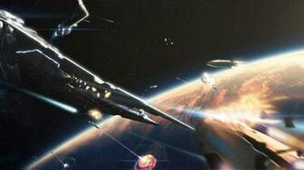 Cool Space Battle Wallpaper At Wallpaperbro Sci