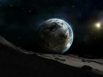 Full HD Wallpaper Earth Moon Planets Space Stars By Rocco