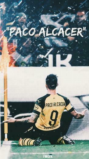 Football Magazine Gfx On Wallpaper Paco Alcacer