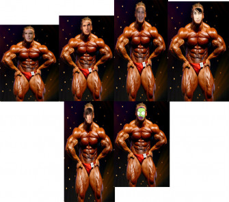 Adam Lambert And Others As Body Builders Photo