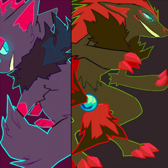 Zorua Zoroark By Skullcaps