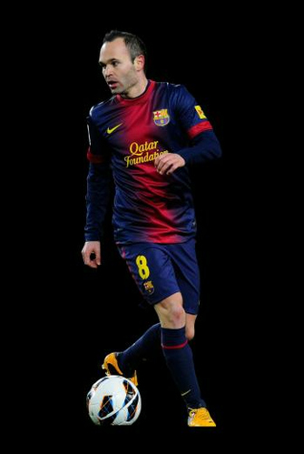 Iniesta Render HD Photoshop A Png Barcelona Soccer Player Wallpaper
