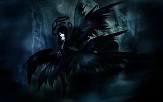 Anime Black Angel Wallpaper