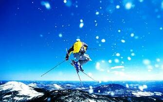 Skiing Winter Sports HD Wallpaper Desktop