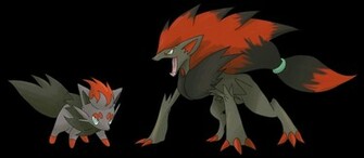 Zorua And Zoroark By Shinyscyther