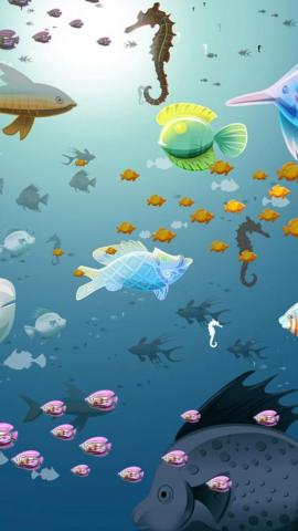 Underwater Shoal Of Fish iPhone 5s Wallpaper Welcome To The