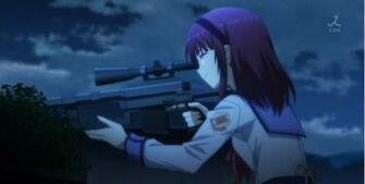 Anime Girl Sniper Wallpaper