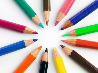 Pencils Image Colored Wallpaper Photos
