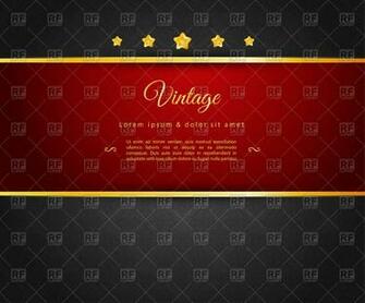 Rich Vintage Background Vector Image Of Background Textures