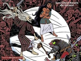 French Dargaud Comics Collections Wallpaper Pack