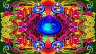 Colorful Trippy Wallpaper HD Background