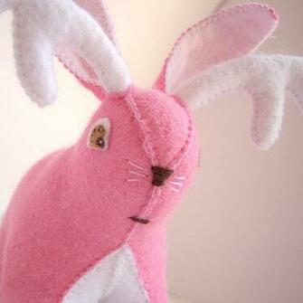 Image Fluffy Bunny Pink Wallpaper Pictures