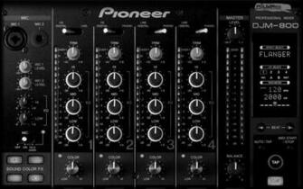 Pioneer Mixer Wallpaper Stock Photos