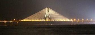 Night From Mahim Fotograf A De Bandra Worli Sea Link