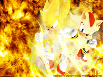 Super Sonic And Shadow By Sonitles