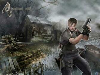 Wallpaper Gun Resident Evil Leon Scott Kennedy