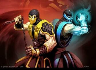Scorpion Sub Zero Mortal Kombat Lowbird Der Lowe Bird F Ngt