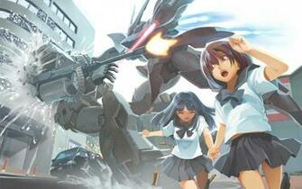 Anime Mecha Battles Wallpaper
