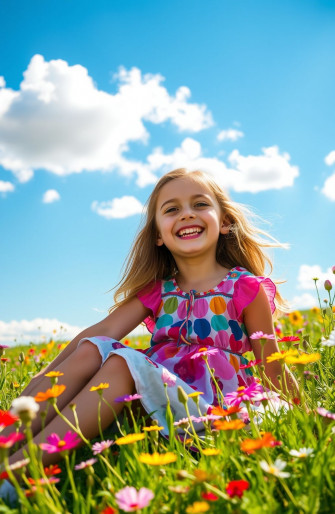Happy Girl Wallpaper