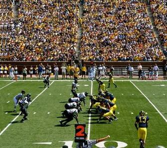 Wolverines Football Michigan Usa American Players Match