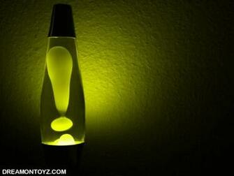 Lava Lamp Wallpaper Yellow Glowing