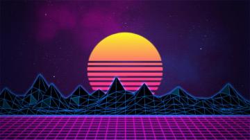 Retrowave Neon S Background 4k By Rafael De Jongh On