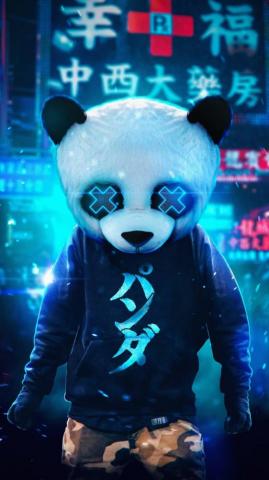 Wallpaper Cute Cartoon Panda