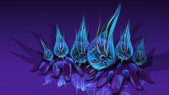 Flowers Alien World Desktop Wallpaper