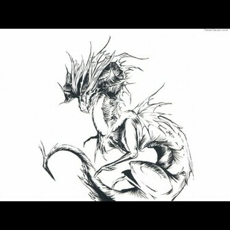 Designs Skinny Evil Dragon Tattoo Wallpaper Picture