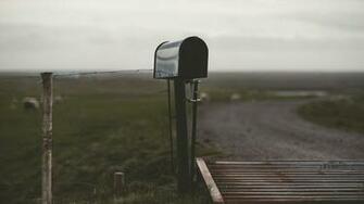 Black Mailbox Landscape Depth Of Field HD Wallpaper
