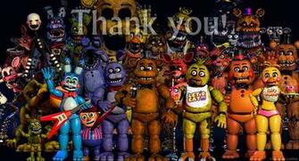 Fnaf Thankyou Wallpaper By Brandonashalintubbi