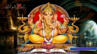 Wallpaper Background Indian God Hindu Ganesh Shree