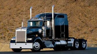 Kenworth W900 Semi Tractor Wallpaper