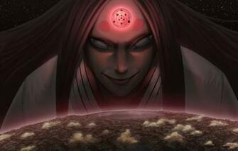 Wallpaper The Sky Night Moon Naruto Art Manga Ootsutsuki