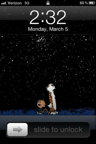 Calvin And Hobbes Comics Stars Wallpaper