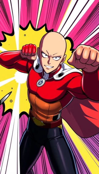 One Punch Man Phone Wallpaper