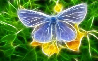 Neon Butterfly Wallpaper