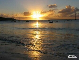 Beach Sunset Wallpaper Crocusbay Tropical Paradise Kitesurfing