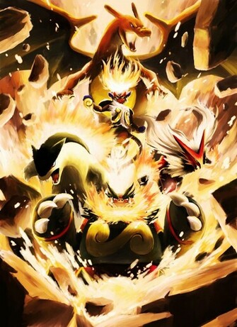 Charizard And The Fire Starters Fan Art