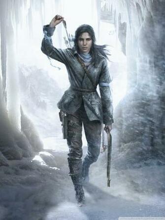 Rise Of The Tomb Raider Ice Cave 4k HD Desktop Wallpaper For
